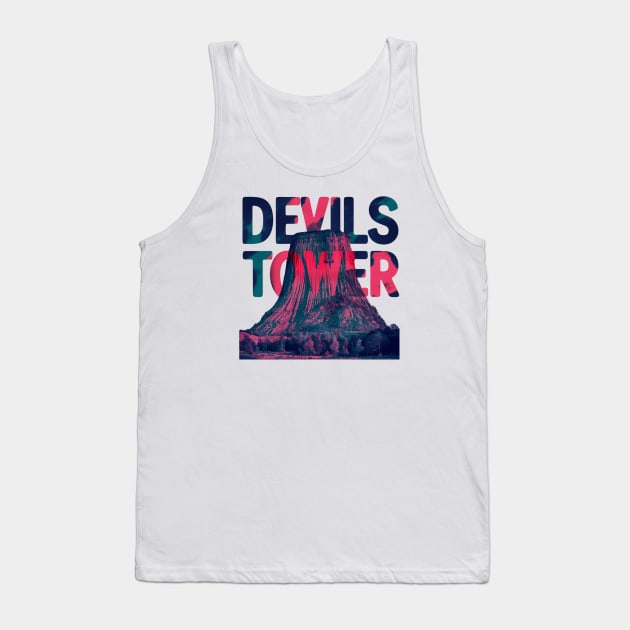 Mystic Devils Tower, Wyoming Tank Top by Perspektiva